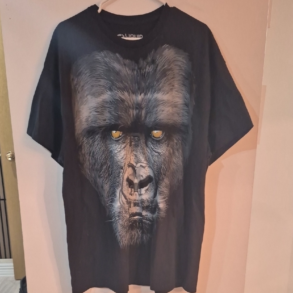 Liquid Blue Gorilla Graphic T-Shirt